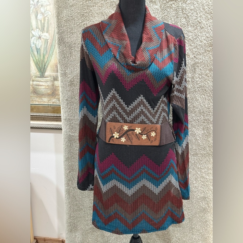 Derek Heart Multicolor Knit Dress